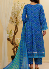 Aizal Printed Lawn Suits Stitched 3 Piece - AL25PFL 05